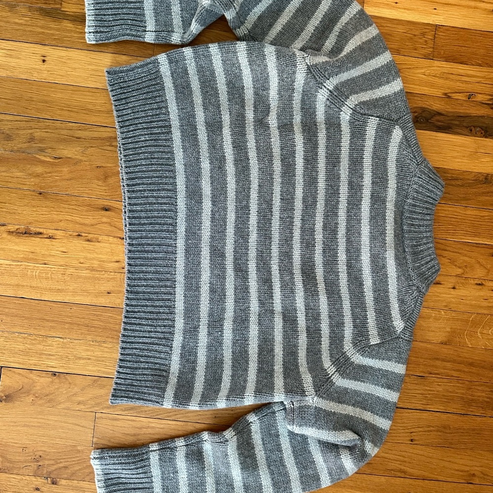 La Ligne Heather mini Marin Gray Sweater - Picture 3 of 4